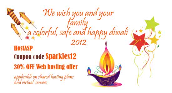 Web hosting Offer - Diwali celebrations